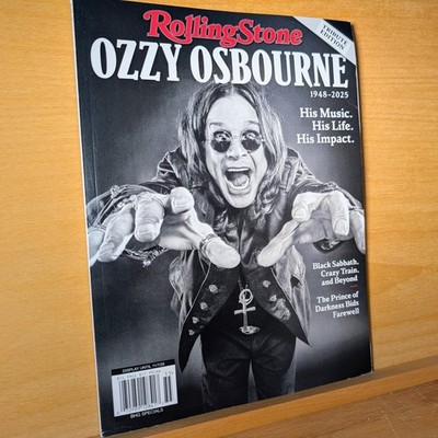 Rolling Stone Magazine Ozzy Osbourne Tribute Edition 2025 NO LABEL
