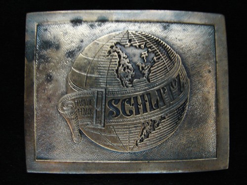 OA09120 VINTAGE 1970s **SCHLITZ** JOS. SCHLITZ BREWING CO. BEER & BOOZE BUCKLE