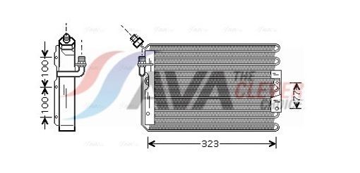 Fits AVA PR5042 AIR CONDITIONING RADIATOR PORSCHE 911 (1994) 3.7 CARR ⭐UK Stock⭐