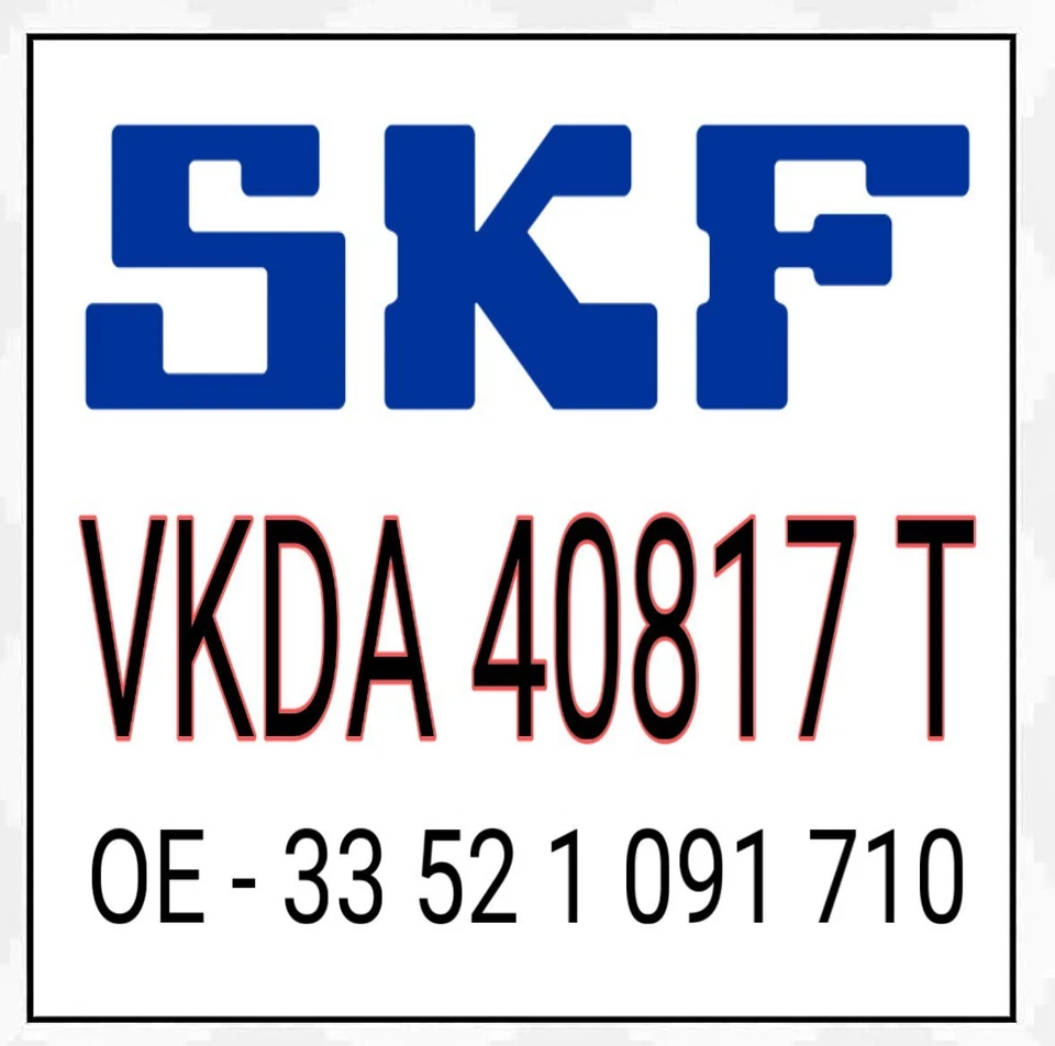 SKF VKDA 40817 T Federbeinstützlager Hinten für BMW 5 Limousine (E39) - Bild 2 von 2