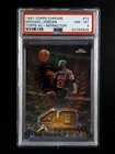 1997 Topps Chrome MICHAEL JORDAN 40 Refractor Chicago Bulls #T40-5 PSA 8