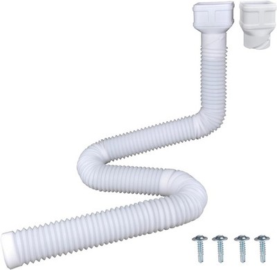 7ft Long Gutter Downspout Extensions, 3.1  OD Downspout Extender Drainage Pipe f