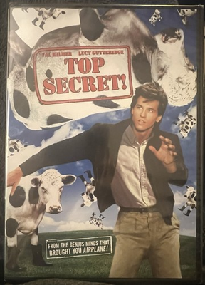 #ad Jim Abrahams amp; The Zucker Brothers Top Secret’ 1984 DVD NEW 2017 Val Kilmer $9.75