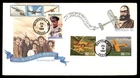 Mayfairstamps Australia FDC 1989 first air mail mixed USA franking nakano perfin