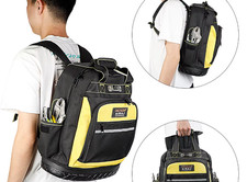 AIRAJ Tool Backpack Tool Set, Heavy-Duty Tool Bag Backpack with Molded Base