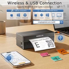 4"x6" Direct Thermal Label Printer - Postage Label Printer - Barcode Printer