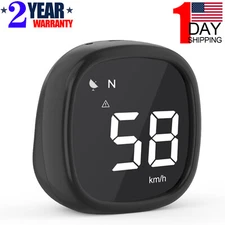 Digital GPS Speedometer KMH/MPH Compass Car HUD Automotive Head Up Display Time