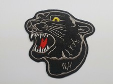 1pc Black Panther Big Cat iron on or sew on Patch Jaguar Leopard Cheetah Logo