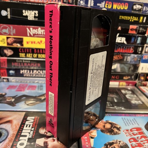 There's Nothing Out There 1991 Black Ice 1992 VHS Tested Screener Sleazy Horror - Picture 9 of 12
