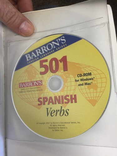 501 Spanish Verbs: with CD-ROM (Barron's Foreign Language Guides), Christopher K - Picture 4 of 5