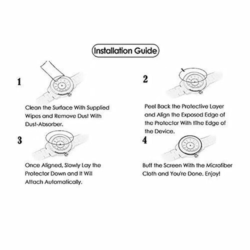 2 x film de protection d'écran souple couverture complète pour Garmin Instinct 2 (2 SEULEMENT) - Photo 8 sur 8