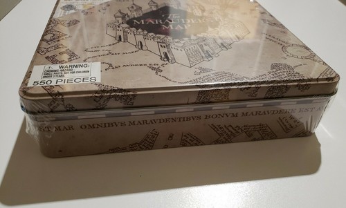 New Harry Potter Marauders Map Family Jigsaw Puzzle 550 Piece In Collectible Tin - Picture 4 of 8