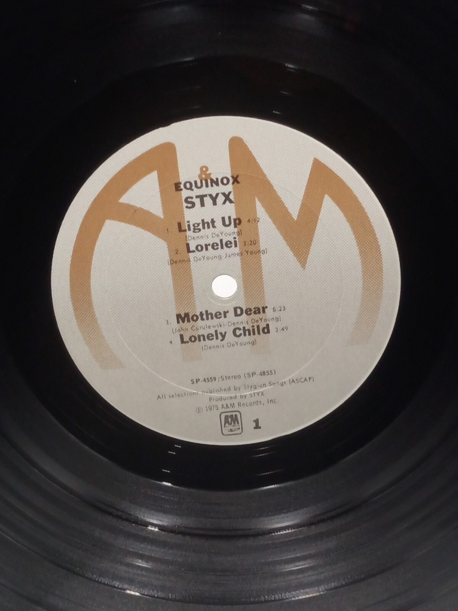 BOXG19 Styx Equinox LP A&M Records SP-4559 1975 US