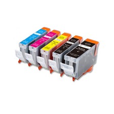 5 Replacement Printer Ink Set for Canon PGI-5BK CLI-8 MP610 MP800 MP810 MX850