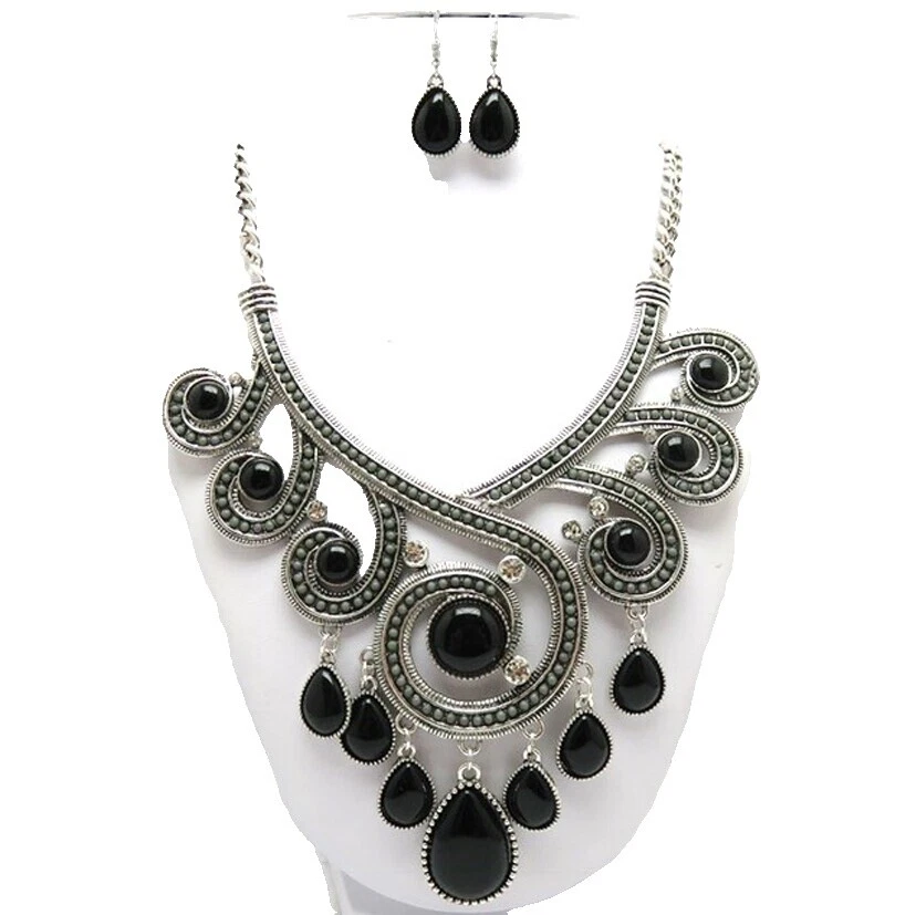 Black Fashion Jewelry Sets