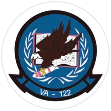 VA-122 Bumper Sticker Military Vinyl Soldier Decal 5"