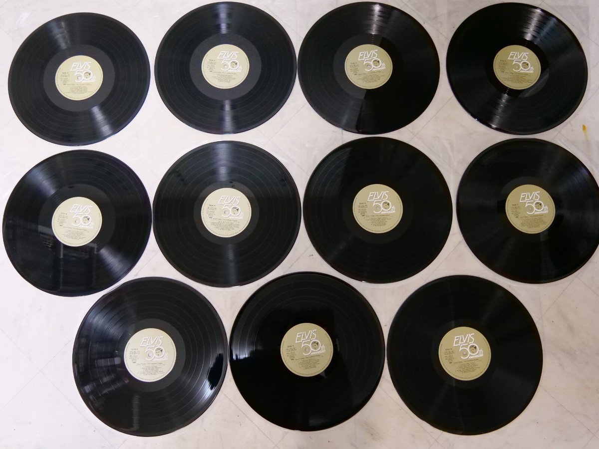 ELVIS PRESLEY/COMPLETE SINGLES JAPAN ISSUE 11LP W/OBI,INNER
