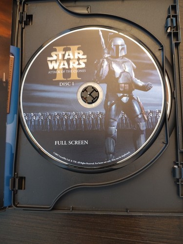 Star Wars Attack Of The Clones Dvds - Picture 9 of 11