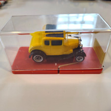 Aurora AFX Faller AMS 5622 1930 Ford Coupe Yellow HO Slot Car Vintage