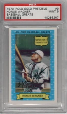 1970 Rold Gold Pretzels #9 Honus Wagner Baseball Greats PSA