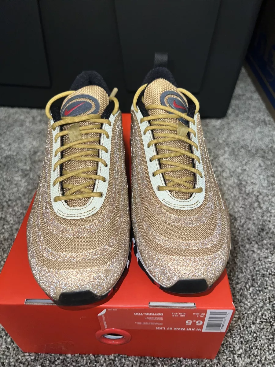 Air max 97 lxx w metallic cheap gold red  and  black