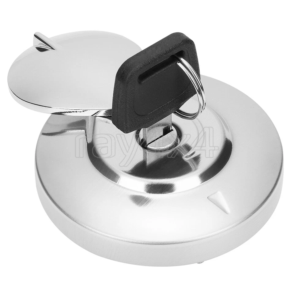 Fuel Gas Cap & Lock Key For Honda VTX1300C VTX1300R VTX1300S VTX1300T 2003-2009 - Image 4 of 4