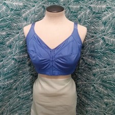 NWOT Womens Comfort Choice Wireless Front Hook Royal Bra Size 38G