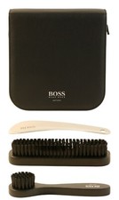 Boss Schuhputzset Extravagantes Schuhputz-Set, schwarz hochwertig