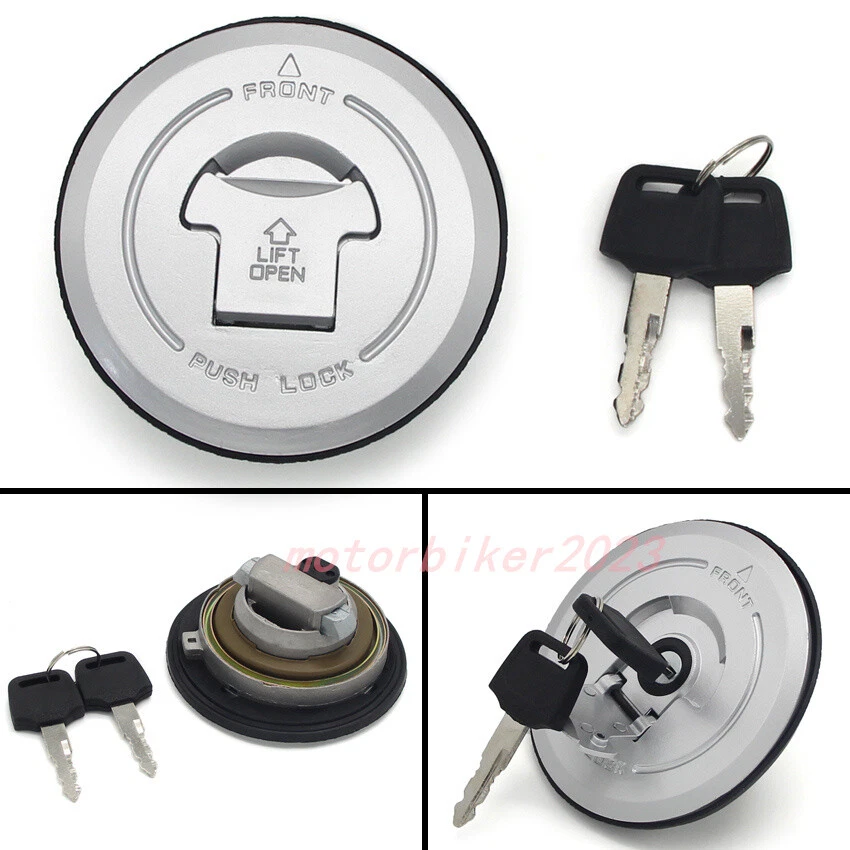 Llaves de tapa de tanque de combustible para Honda VTX1800 N1 N2 N3 VTX1800 R R1 R2 R3 VTR250 MC33 Foto 2 de 4