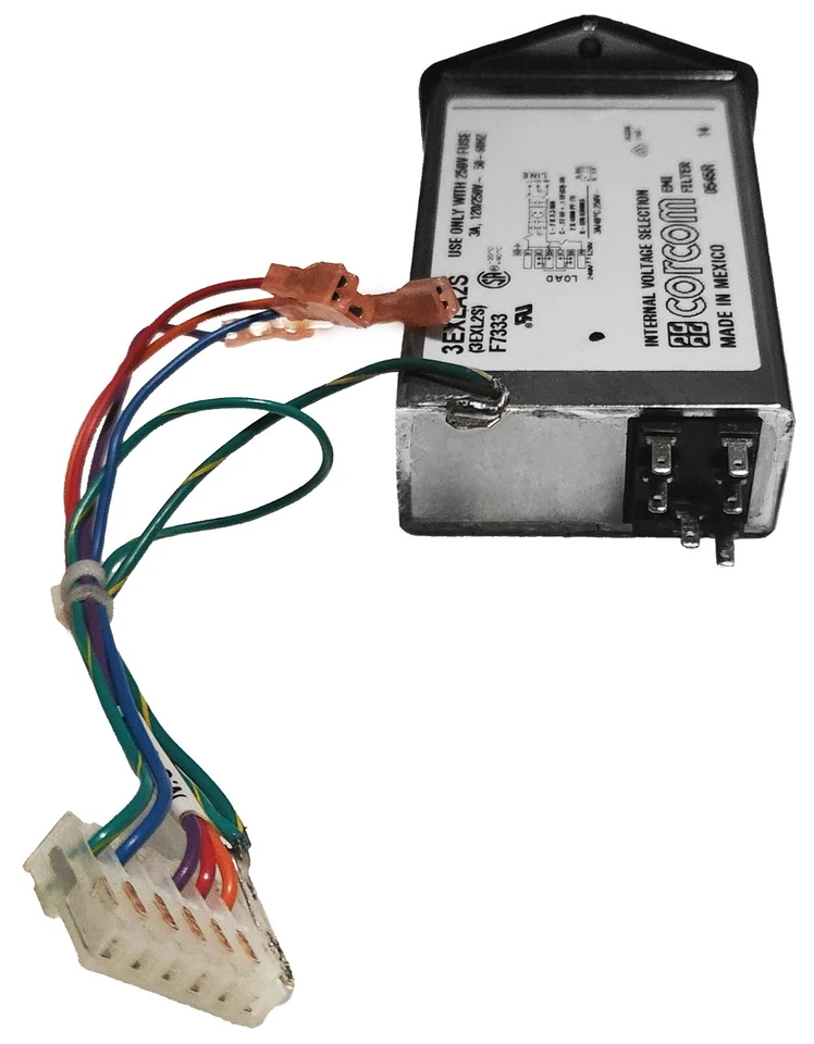 TE Connectivity Corcom Filters 3A/120V/250V VOLTAGE SELECTOR EMI Filter 3EXLA2S - Image 2 of 2