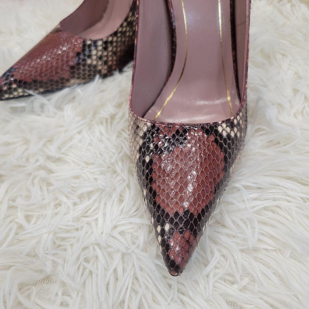 GUCCI Python high heel pumps Pointed toe Woman 36… - image 5
