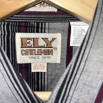 Vintage 1990's ELY Cattlemen Pearl Snap Western Shirt, Deadstock