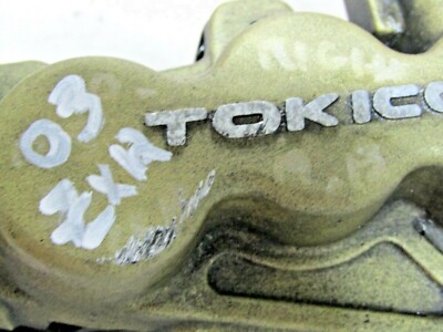 03 Kawasaki Ninja ZX12 R Front Right Brake Caliper Gold OEM