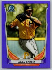 2014 Bowman Chrome Prospects Purple Refractor /150 Willy Garcia #BCP9