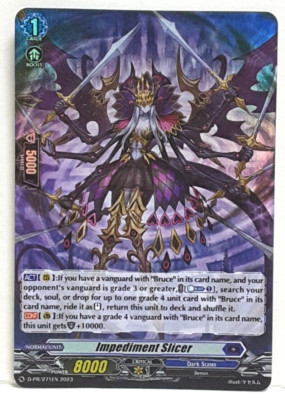 Bushiroad Cardfight Vanguard Impediment Slicer D-PR/271EN FOIL Dark States