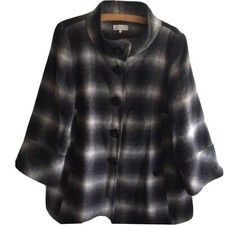 Ladies Coat Black And White Mix G.e.t. 12 Used