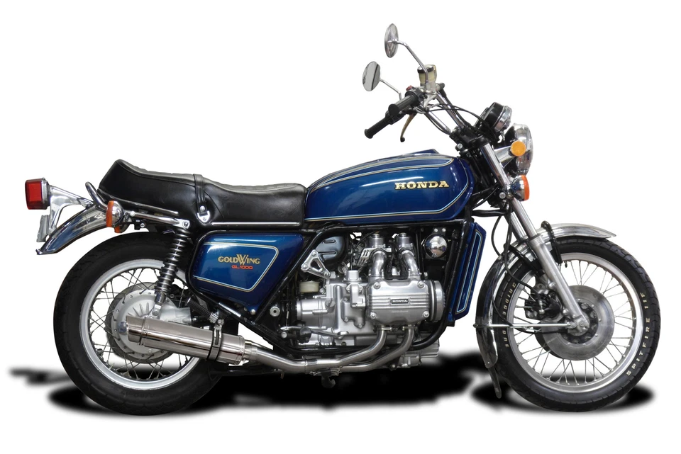 Глушитель из нержавеющей стали 14 дюймов для выхлопной системы Delkevic Complete 4-2 Honda GL1000K Goldwing 75-79 - Изображение 3 из 3