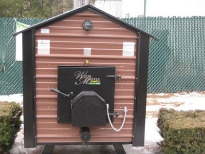 Outdoor Wood Furnace Boiler WoodMaster 5500 MODEL 10,000 sqft 725264058283  | eBay