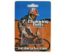 MCS ALLOY CHAINRING BOLT FOR SINGLE CHAINRING BMX BLACK