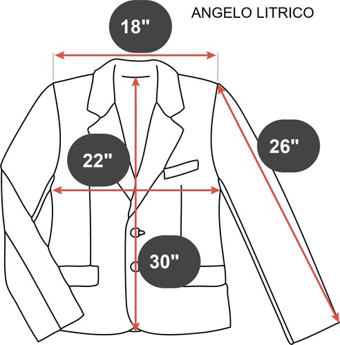 Mens Black Sport Coat 42R US Size ANGELO LITRICO Blazer Jacket - Picture 2 of 12