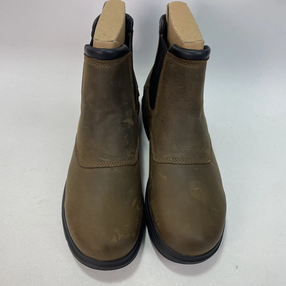Bota marrón antigua Ariat Barnyard Twin Gore II H2O. Talla 12 D Ancho Foto 4 de 4