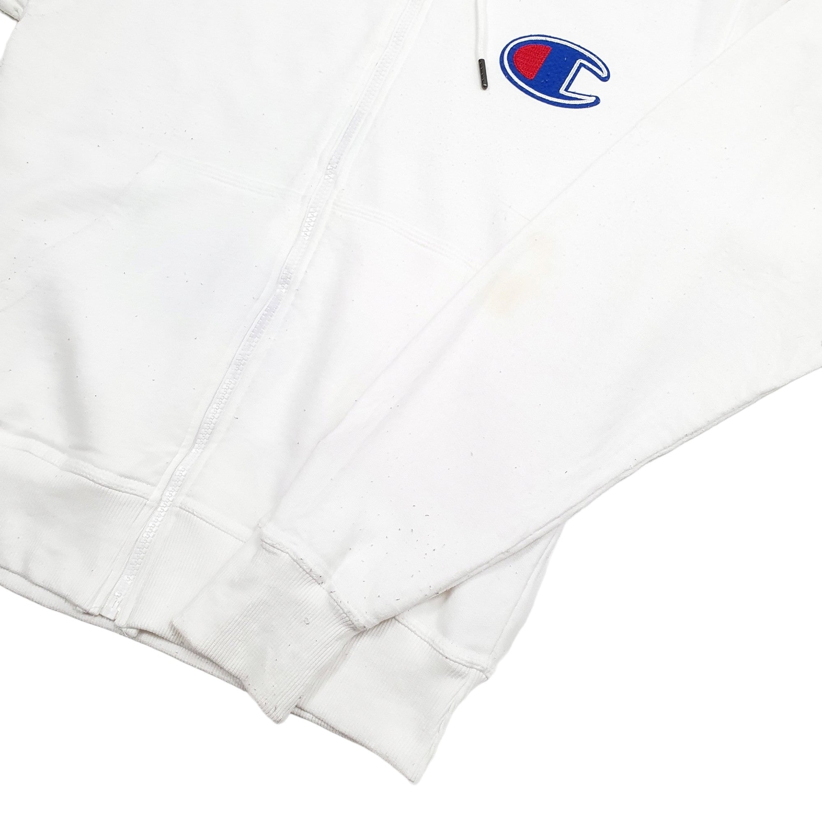 CHAMPION Full Zip Cotton Jumper Sweatshirt Mens S image 4