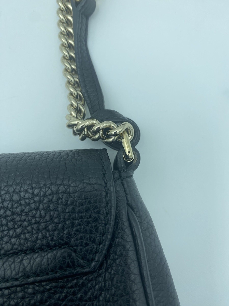 Gucci Soho Disco GG Black Tassel Chain Crossbody Bag 336752 Gucci Soho Disco GG Black Tassel Chain Crossbody Bag 336752