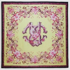 NWT Roberto Cavalli Sq.Scarf 54 Modal/Cashmer...
