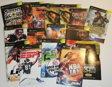 Used XBOX Game Instruction Manuals/Booklet Choose from Selections - Only Manuals
