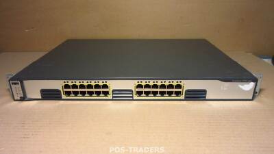 Cisco WS-C3750G-24T-S V05 L3 Gigabit Switch 24x 10/100/1000 Ports 2x Stack ports