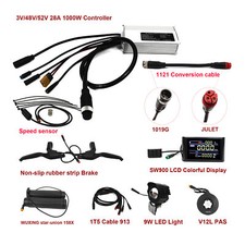 Electric Bike Controller Kits 28A 36V 48V 52V 1000W For BAFANG G062 HUB Motor