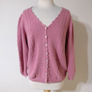 pink slouchy cardigan