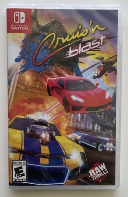 Cruis'N Blast (Nintendo Switch) NEW Factory Sealed Arcade Racer Delisted - MINT