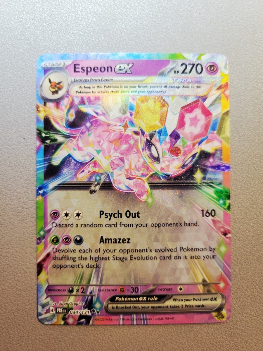 Pokémon TCG Eeveelutions EX Prismatic Evolutions - 9 CARD SET